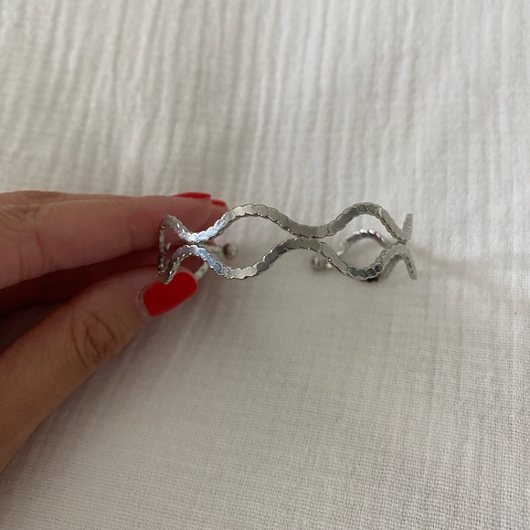 Adjusted silver cuff bracelet - Picture 1 of 3